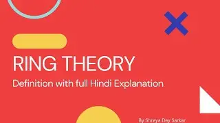 Definition of ring || RING THEORY