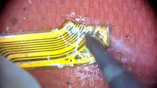 Mobile fingerprint sensor repair/ fingerprint sensor flex belt repair.