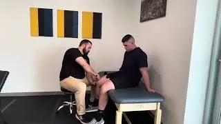 Dr. Dillon Ingham D.C. Soft Tissue Treatment of Strongman Dilan Gregory Quads