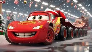 The EVOLUTION Of MEGA T-REX EVOLUTION Mcqueen And The Christmas Surprise
