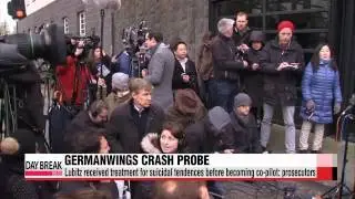 Germanwings crash： prosecutors confirm co－pilot&prime;s suicidal past   &prime;고의 추락&prime; 독일 사고기