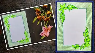 Green Border designs|Project work design|Project border design|Assignment front page design