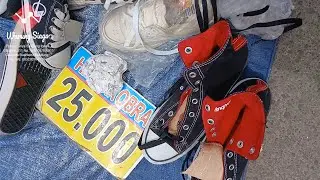 Hunting Sepatu Canvas Hitam Tinggi Buat Sekolah SMP Juragan Koceng Harga Siang Di Pasar Kaget Gawir