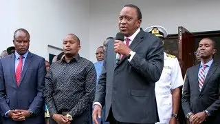 Uhuru Kenyatta Visit Inland Container Depot (ICD) in Embakasi, Nairobi
