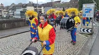 Rheinfelden AG Fasnacht 2024/Grenzüberschreitenden Fasnachtsumzug 1/4 Rheinfelden AG und Baden D