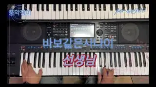전자올겐연주 바보같은사나이 선생님 psr sx900 박창균