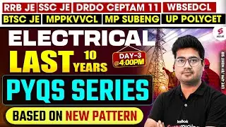 RRB JE 2025 | RRB JE CBT 2 Electrical Practice Set | RRB JE Electrical Classes 2025 by Mohit Sir