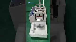 Simple accurate cutting flat ribbon cable  machine cable cut-to-length