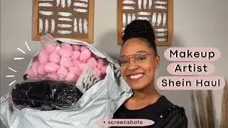 SHEIN Makeup Haul 2024 | First - Ever Haul by Pro Makeup Artist + Screenshots