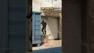 SNEAKY ONE WAY SMOKE ON DUST 2 #shorts #cs2