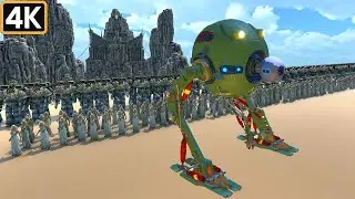 LAZER ROBO, T45 SHOTGUN & WARRIOR'S VS 3.6M TROLL, ALIEN & ZOMBIES !! UEBS 2