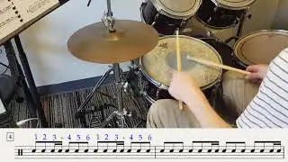 Counting 16th notes in 12-8 tutorial
