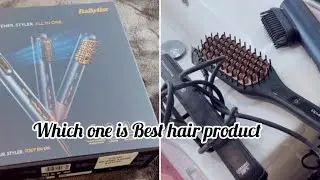 Best hair product//Babyliss Air Wand hair dryer, styling and straightening All in one#dailyvlog