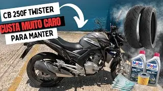 QUANTO CUSTA MANTER UMA HONDA CB 250 TWISTER ? [GASTOS PEÇAS E ACESSORIOS 2024]