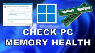 Memory Diagnostic Tool Windows 11