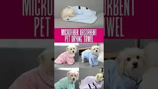 Quick-Drying Pet Absorbent Towel Dog Bathrobe Pet Dog Bath Towel For Dogs Cats Microfiber Absorbent