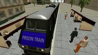 US Police Prisoner Transport Bus : Train Shooter - Android Gameplay FHD