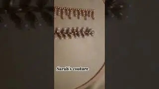 wheat bead design # border design #easy bead work #beautiful hand work
