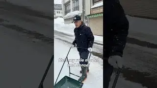 My sensei taught me how to fight snow with &ldquo;Chikara&rdquo; power