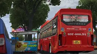 SHARE skin nhà xe PHƯỚC HƯNG HYUNDAI TRACOMECO|BUS SIMULATOR INDONESIA 