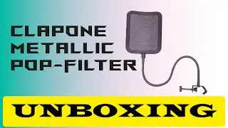Unboxing  Cheap Metallic Pop Filter I found on amazon #asmr #unboxing #popfilter