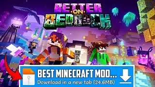 THE BEST MOD/ADD-ON PACK FOR MINECRAFT PE! Better on Bedrock (1.21+)