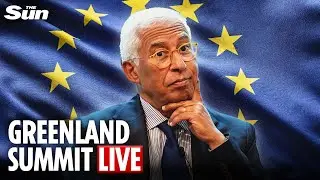 LIVE: EU Leaders arrive at Europa building for emergency Greenland summit