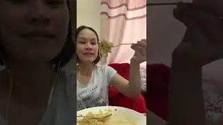 Mukbang  Lucky Me Pancit Cantoon with Crab Balls Again
