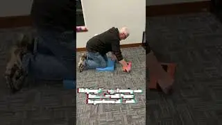 Elderly electrician gets physical therapy