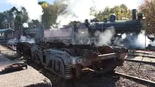 Railfest 2025: SteamRanger Locomotive Action at Mt Barker Depot