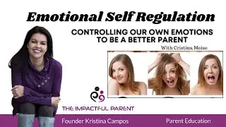 Emotional Self Regulation: Controlling Emotions To Be A Better Parent