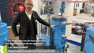 Aspirateur ATEX triphas&eacute;, notamment pour l'aspiration de la grenaille Kevac