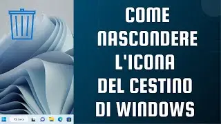 Come nascondere l'icona del cestino dal desktop di Windows 11