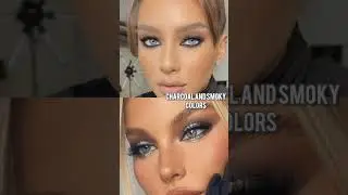 Eyeshadow colour for grey eyes🩶 #shorts #eyeshadow #eyemakeup