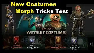Darkness Rises New Costumes & Testing Gear/Accessory Morphing with Tricks