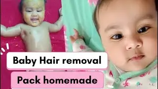 Baby Hair removal pack || how to remove unwanted hair on baby skin #explore #babycare #hairremoval