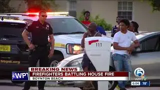 House fire extinguished in Boynton Beach