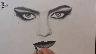 Cruella Drawing | Emma Stone | Disney Villian | By Meeta Singrakhia