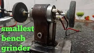 make your own small bench grinder at home
