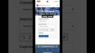 Stallion India IPO allotment status | how to check stallion India IPO allotment #shorts #ipo #live