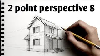 Master 2-point perspective drawing 8 | Learn 2-point perspective drawing in 10 minutes | Drawing