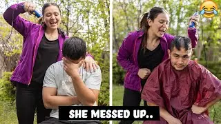 SHAVING MY FIANCES HEAD FOR THE FIRST TIME & discussing weddings!