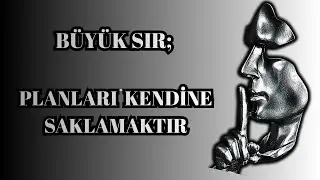Planlarınızı kimse ile paylaşmayınız  Stoacılık - Marcus Aurelius - Seneca - Epiktetos