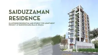 Saiduzzaman Residence | 8 storied studio type apartment project at Bashundhara |Trikon Architects