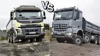 ➤ Войны Грузовиков: Мерседес Арокс против Вольво ФМХ || Truck Wars Mercedes Arocs vs Volvo FMX
