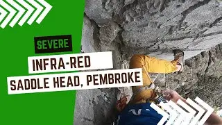 Trad climbing in Pembrokeshire - Infra-Red - Severe - Saddle Head