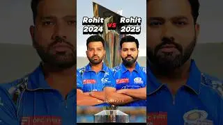 Rohit Sharma(2024) vs Rohit Sharma(2025) in IPL ⚡