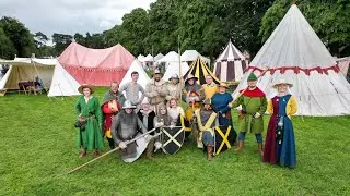 Britannia XIV re-enactment society at the Battle of Evesham 2023