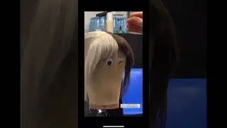 Melanie&rsquo;s wig getting made!🤍 #melaniemartinez #fyp #crybaby #portals #shorts #hair #melanie