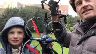 Lily Camera Next Gen 2017 Drone: footage test flight: two drone mid-air collision